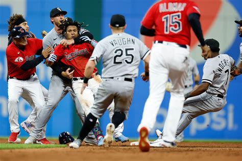 baseball fights videos|cleveland guardians brawl video.